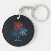 US 250th Anniversary Patriotic Gnome Schlüsselanhänger (Rückseite)