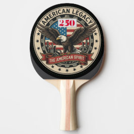 US 250th Anniversary  Tischtennis Schläger