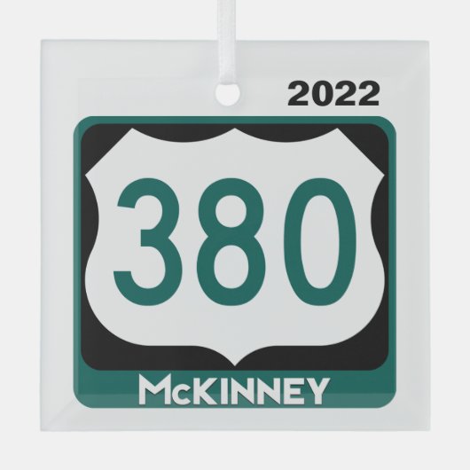 US 380 Hwy - McKinney, Ornament (Vorderseite)
