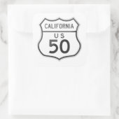 US 50 California Lincoln Highway Sticker (Tasche)