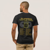 US 82. IM FLUGZEUG Div. "ALLER AMERIKANISCHE" T-Shirt (Schwarz voll)
