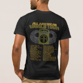 US 82. IM FLUGZEUG Div. "ALLER AMERIKANISCHE" T-Shirt (Rückseite)