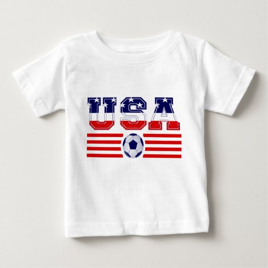 US-A FLAGFASER BABY T-SHIRT (Vorderseite)