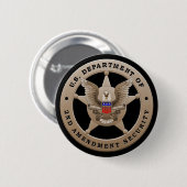 US Abteilung des 2. Änderungs-Sicherheits-Knopfes Button (Vorne & Hinten)