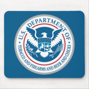 US-Abteilung des Tabaks und der Feuerwaffen und Mousepad