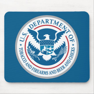 US-Abteilung des Tabaks und der Feuerwaffen und Mousepad