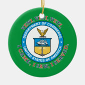 US-ABTEILUNG VVV-SCHIRM KERAMIK ORNAMENT (Vorne)