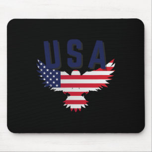 US Adler 4. Juli Geschenk Lässig amerikanischen St Mousepad