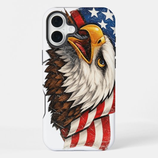US Adler iPhone Hülle (Rückseite)