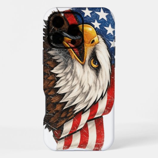 US-Adler iPhone Hülle (Rückseite)