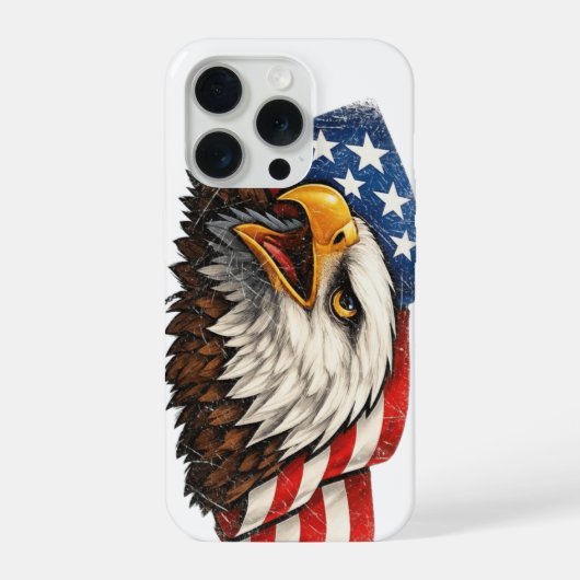 US-Adler iPhone Hülle (Rückseite)