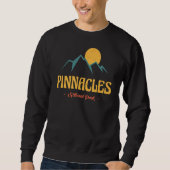 Us Adventure Vintag Pinnacles Nationalpark Sweatshirt (Vorderseite)