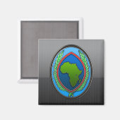 US-afrikanisches Kommando Magnet (Vorderseite/Rückseite)
