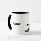 US-Agent für Grenzschutz an der Barrier-Tasse Tasse (Vorderseite Links)