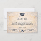 US Air Force Abschlussfeier Dankeskarte (Vorderseite)