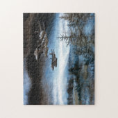 US Air Force F-15E Adlerflugzeuge mit Raketen Puzzle (Vertikal)