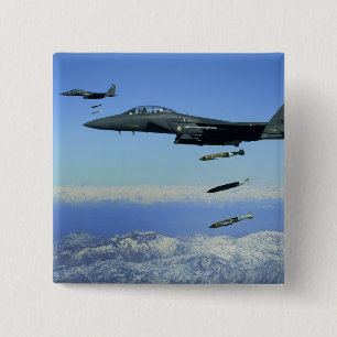 US Air Force F-15E Strike Eagle Flugzeug Button