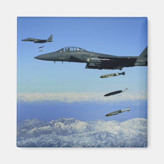 US Air Force F-15E Strike Eagle Flugzeug Magnet (Vorne)