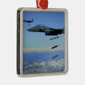 US Air Force F-15E Strike Eagle Flugzeug Ornament Aus Metall (Rechts)