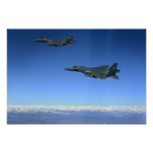US Air Force F-15E Strike Eagles 2 Fotodruck (Vorne)
