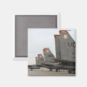 US Air Force F-15E Strike Eagles Magnet (Vorderseite/Rückseite)