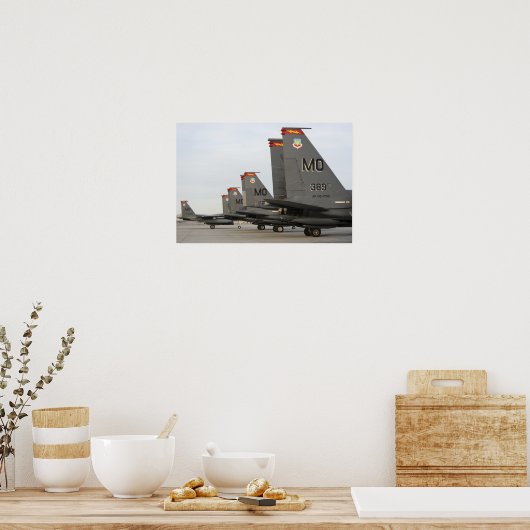 US Air Force F-15E Strike Eagles Poster (Küche)