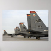 US Air Force F-15E Strike Eagles Poster (Vorne)