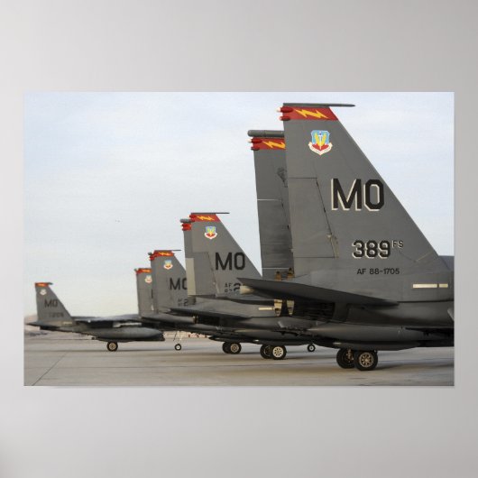 US Air Force F-15E Strike Eagles Poster (Vorne)