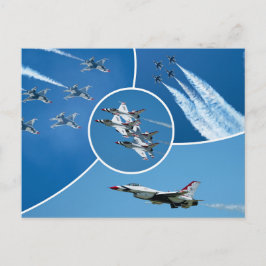US Air Force F-16 Thunderbirds Postkarte