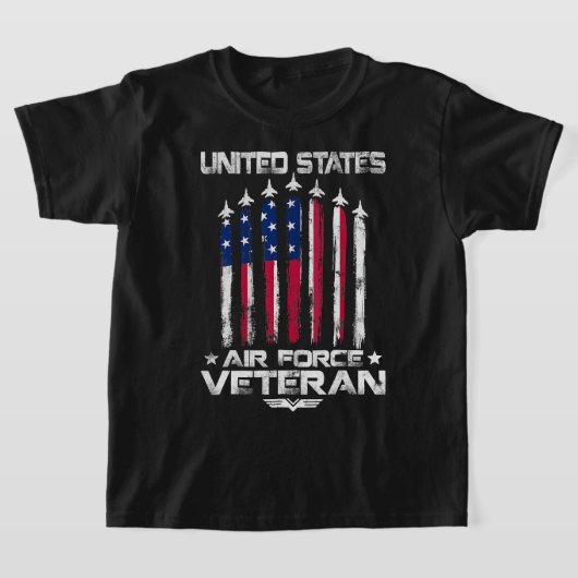US Air Force US Veteranen 4. Juli T Shirt Amer (Ablage )