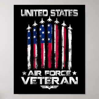 US Air Force US Veteranen 4. Juli T Shirt Amer Poster