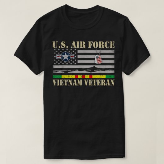 US Air Force Vietnam Veteran USAF Veterans Da T-Shirt (Design vorne)