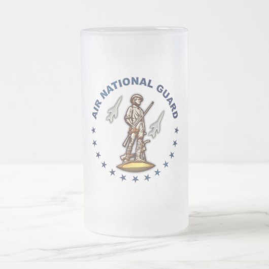 US Air National Guard Mattglas Bierglas (Mittel)
