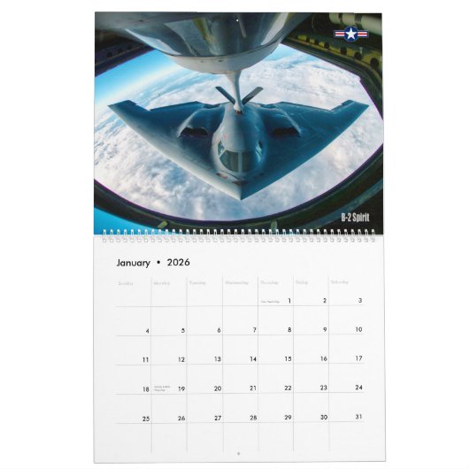US AIR POWER! - Luftwaffe Kalender (Jan 2026)