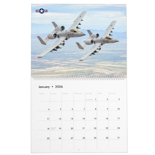 US AIR POWER! - Luftwaffe Kalender (Jan 2026)