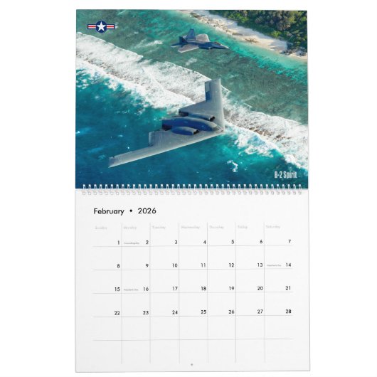 US AIR POWER! - Luftwaffe Kalender (Feb 2026)