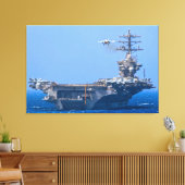 US AIRCRAFT CARRIER - CVN 68 32x48 Leinwanddruck (Insitu (Wohnzimmer))