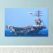 US AIRCRAFT CARRIER - CVN 68 32x48 Leinwanddruck (Insitu (Holzboden))