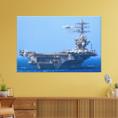 US AIRCRAFT CARRIER - CVN-68 40x60 Leinwanddruck (Insitu (Wohnzimmer))