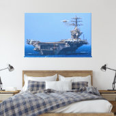 US AIRCRAFT CARRIER - CVN-68 40x60 Leinwanddruck (Insitu (Schlafzimmer))