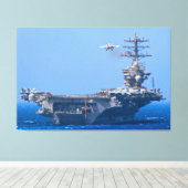 US AIRCRAFT CARRIER - CVN-68 40x60 Leinwanddruck (Insitu (Holzboden))