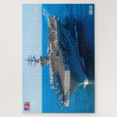 US AIRCRAFT CARRIER - CVN 69 (20 x 30 INCH) Puzzle (Vertikal)