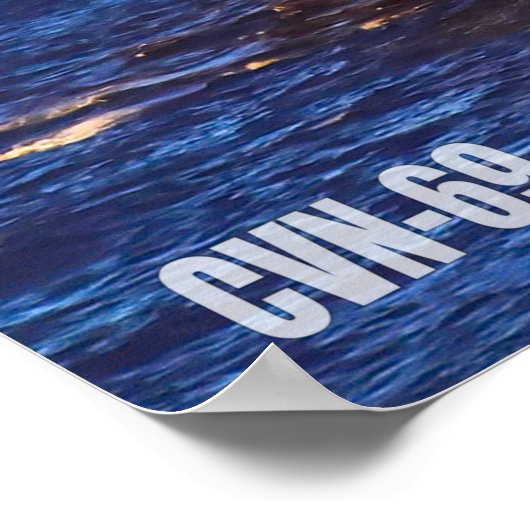US AIRCRAFT CARRIER - CVN-69 POSTER (Ecke)