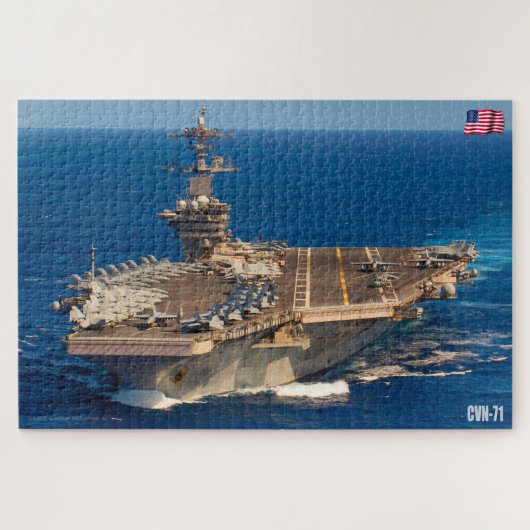 US AIRCRAFT CARRIER - CVN 71 (20 x 30 INCH) Puzzle (Horizontal)