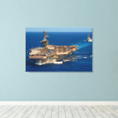 US AIRCRAFT CARRIER - CVN-71 24x36 Leinwanddruck (Insitu (Holzboden))