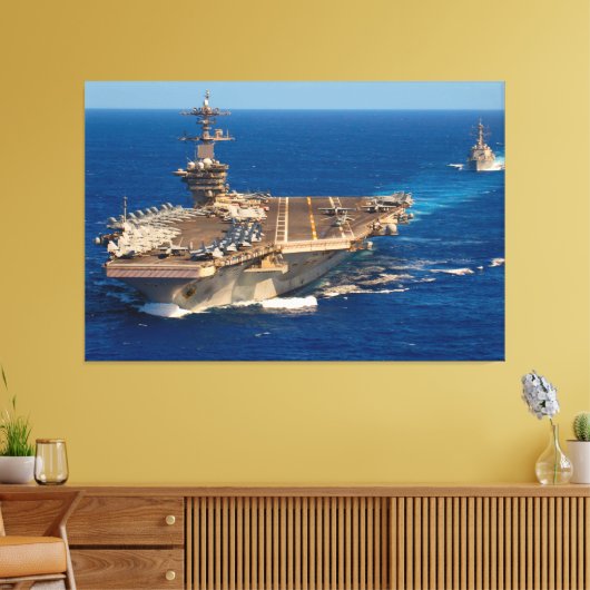 US AIRCRAFT CARRIER - CVN-71 40x60 Leinwanddruck (Insitu (Wohnzimmer))