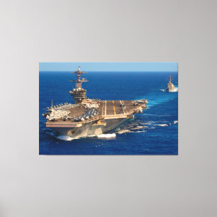 US AIRCRAFT CARRIER - CVN-71 40x60 Leinwanddruck