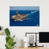 US AIRCRAFT CARRIER - CVN-71 POSTER (Heimbüro)