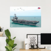 US AIRCRAFT CARRIER - CVN-71 POSTER (Heimbüro)