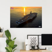 US AIRCRAFT CARRIER - CVN-71 POSTER (Heimbüro)